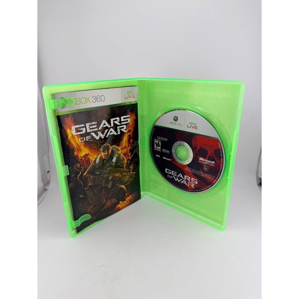 Gears of War Xbox 360 Game Complete with Manual Microsoft Epic Games 2006 NTSC - Picture 6 of 6